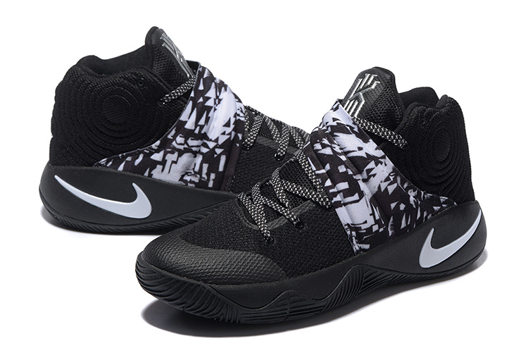 Nike Kyrie 2 Black White Basketball Shoes - Click Image to Close